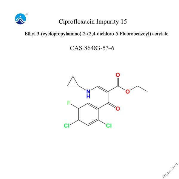 Ethyl 3-(cyclopropylamino)-2-(2,4-dichloro-5-Fluorobenzoyl) acrylate