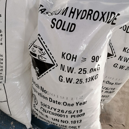 Test potassium content of Potassium Hydroxide Method