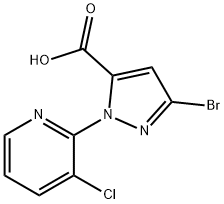 3-BroMo-1-(3-chloropyridin-2-yl)-1H-pyrazole-5-carboxylic acid|CAS 500011-86-9|China|Manufacturer|Factory|Supplier-Hosea Chem 3-BroMo-1-(3-chloropyridin-2-yl)-1H-pyrazole-5-carboxylic acid|CAS 500011-86-9|China|Manufacturer|Factory|Supplier-Hosea Chem
