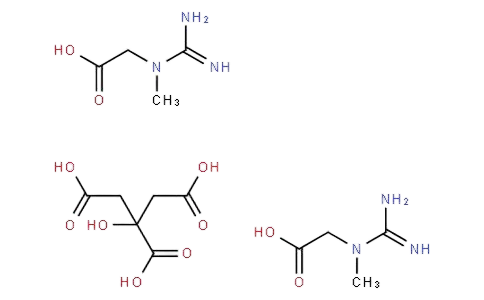 Dicreatine Citrate, CAS 1960-71-0, Molecular Formula: C14H26N6O11 Dicreatine Citrate, CAS 1960-71-0, Molecular Formula: C14H26N6O11