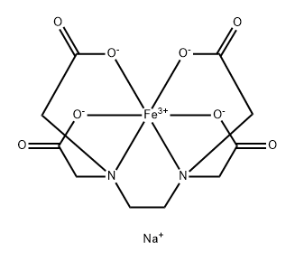 Ferric Sodium EDTA, CAS 15708-41-5, EDTA-FeNa, Molecular Formula: C10H12N2O8FeNa·3H2O Ferric Sodium EDTA, CAS 15708-41-5, EDTA-FeNa, Molecular Formula: C10H12N2O8FeNa·3H2O