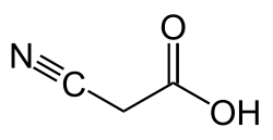 Cyanoacetic Acid, CAS 372-09-8, Molecular Formula: C3H3NO2 Cyanoacetic Acid, CAS 372-09-8, Molecular Formula: C3H3NO2
