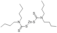 ZDBC (BZ) Rubber Accelerator, CAS 136-23-2, Molecular Formula: C18H36N2S4Zn