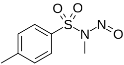 N-Methyl-N-nitroso-p-toluenesulfonamide (Diazald), CAS 80-11-5, Molecular Formula: C8H10N2O3S N-Methyl-N-nitroso-p-toluenesulfonamide (Diazald), CAS 80-11-5, Molecular Formula: C8H10N2O3S
