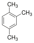 1,2,4-Trimethylbenzene, CAS 95-63-6, Molecular Formula: C9H12 1,2,4-Trimethylbenzene, CAS 95-63-6, Molecular Formula: C9H12