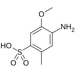 Cresidine Sulfonic Acid, CAS 6471-78-9, Molecular Formula: C8H11NO4S Cresidine Sulfonic Acid, CAS 6471-78-9, Molecular Formula: C8H11NO4S