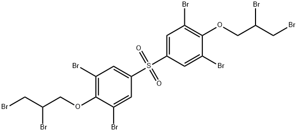 Octabromobisphenol S, CAS 42757-55-1, Molecular Formula: C₁₈H₁₄Br₈O₄S Octabromobisphenol S, CAS 42757-55-1, Molecular Formula: C₁₈H₁₄Br₈O₄S